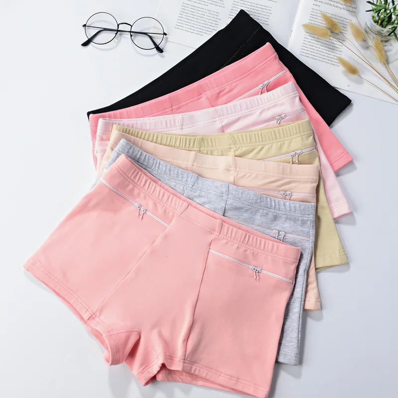 Boxer Brief Pack Cotton - Shorts de verão com bolsos, shorts