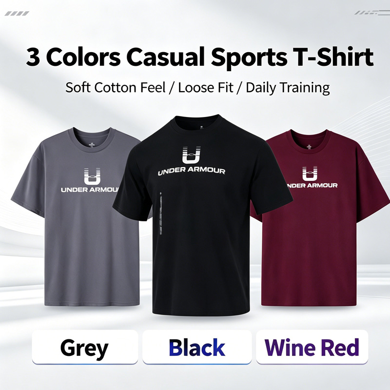 Undershirt Crew Neck - Camiseta Masculina Under Armour de Algodão