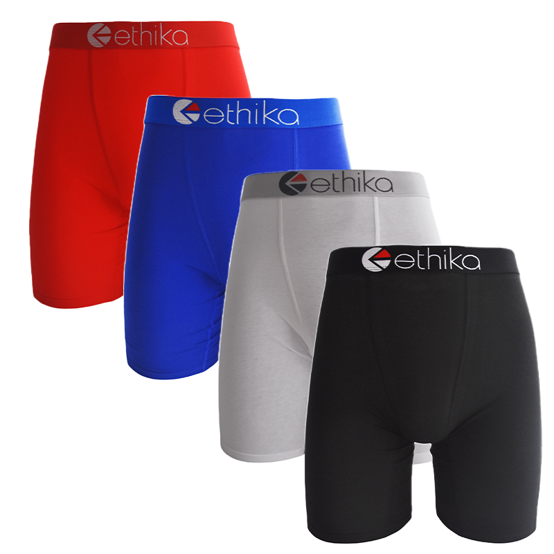 Boxer Brief Pack Cotton - Cuecas boxer respiráveis masculinas 1 peça