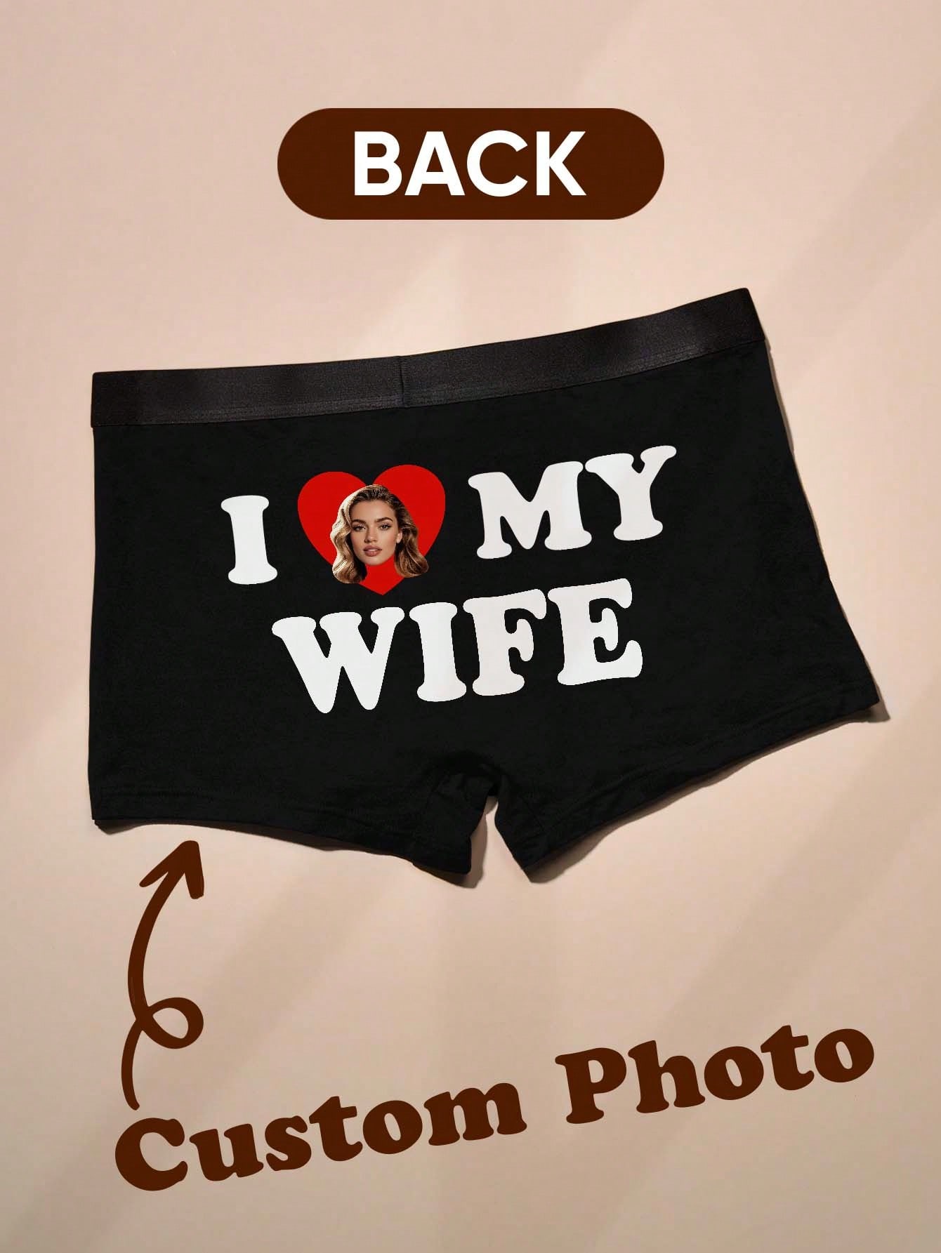 Boxer Brief Pack Cotton - Cuecas Personalizadas com Foto para Homens,