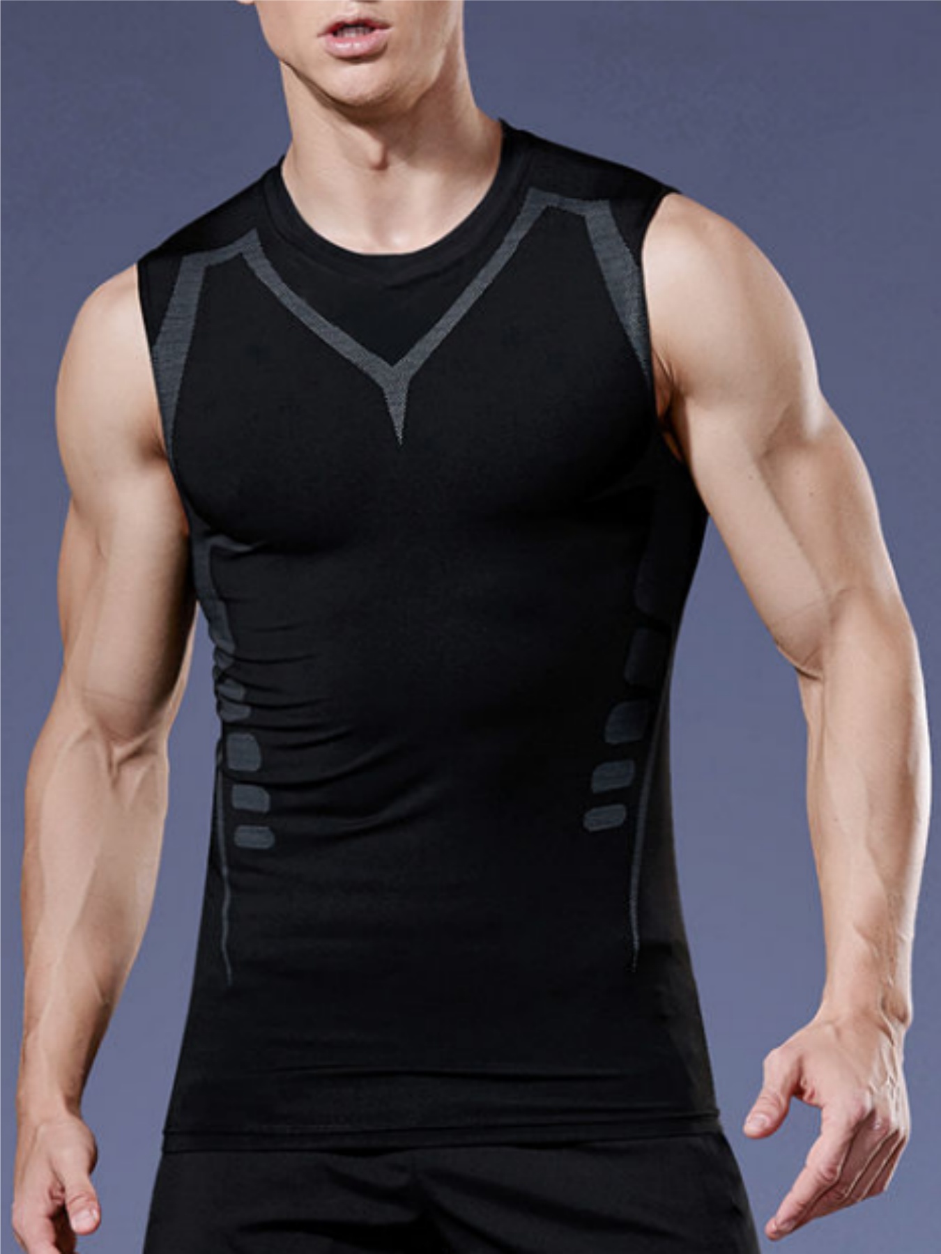 Colete apertado masculino cami - T Shirt Tight Fit avaliação e preço