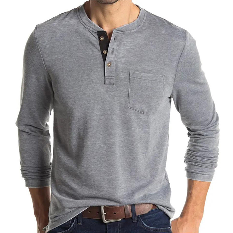 Camiseta Masculina de Manga Lo - Undershirt Crew Neck avaliação e preço