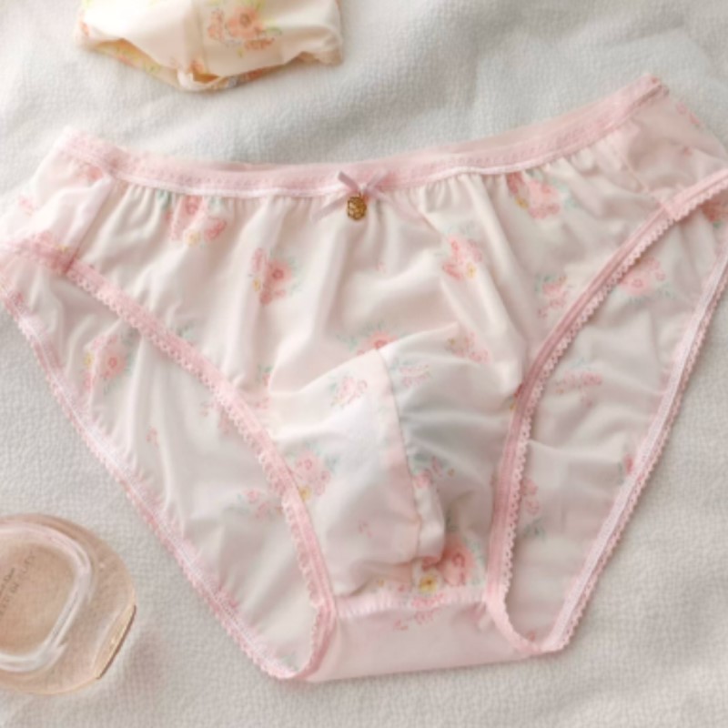Nova Cueca Tanga Japonesa Flor - Pouch Boxer Pouch avaliação e preço