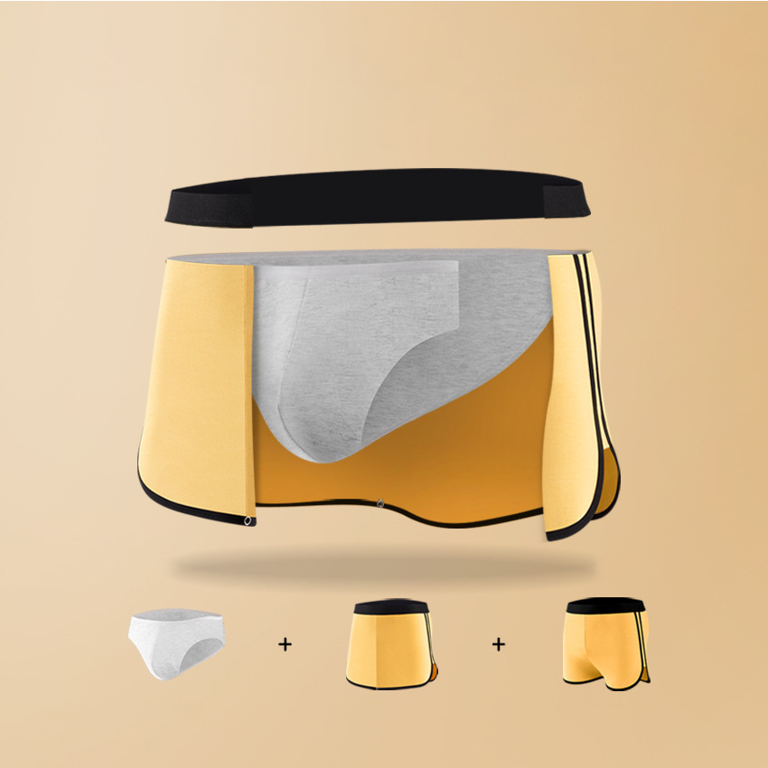 Homens sexy modal solto seta c - Pouch Boxer Pouch avaliação e preço